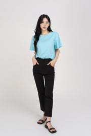 Cropped Cotton Pants