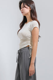 Side Shirring Top