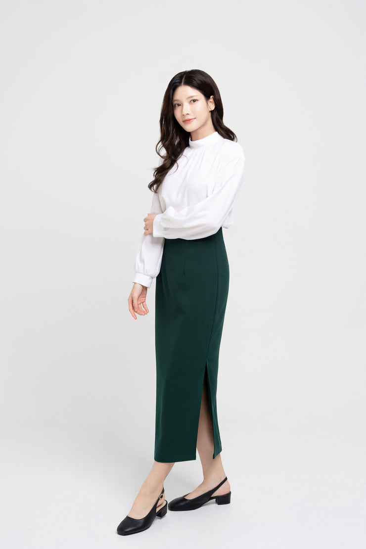 Tucked Long Skirt