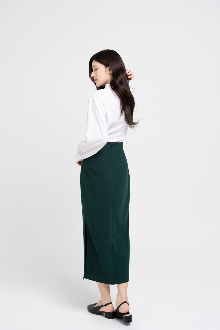 Tucked Long Skirt