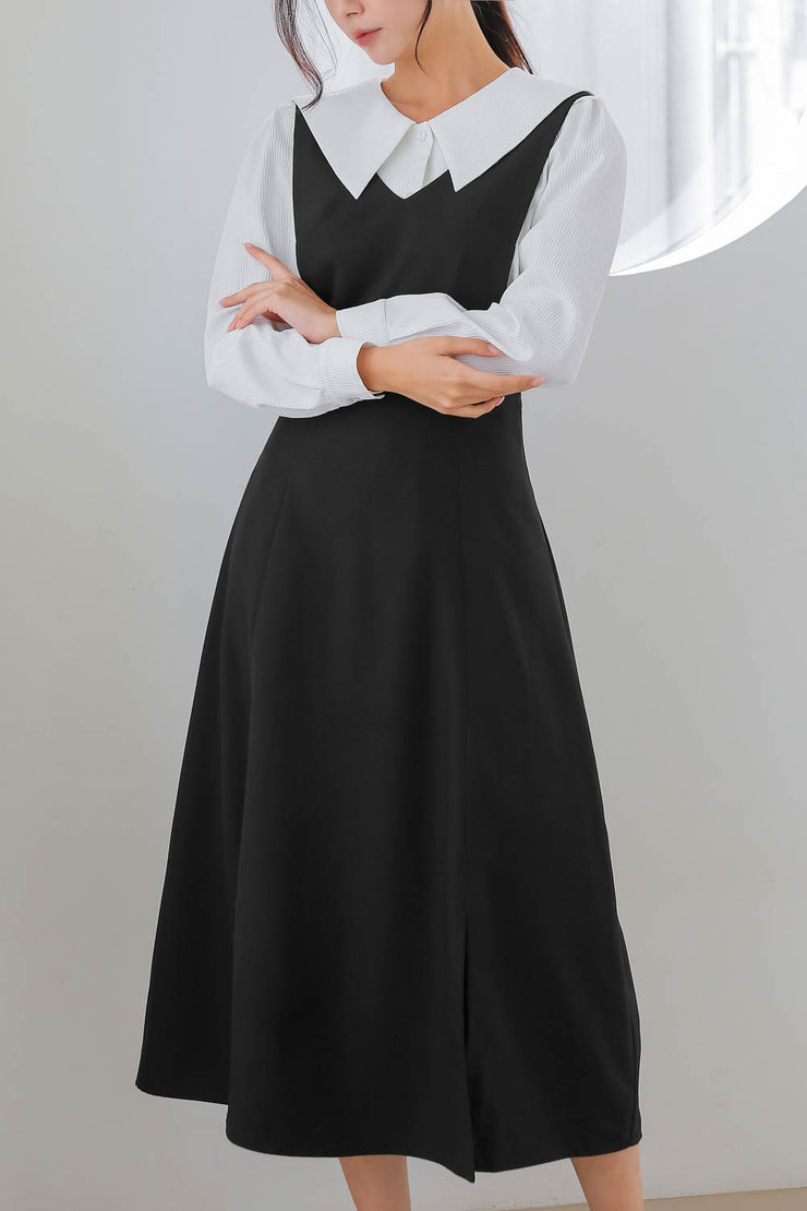 Midi Overall Dress