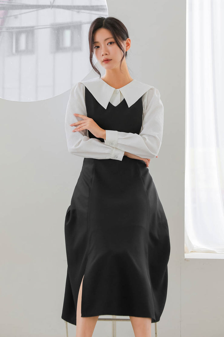 Midi Overall Dress