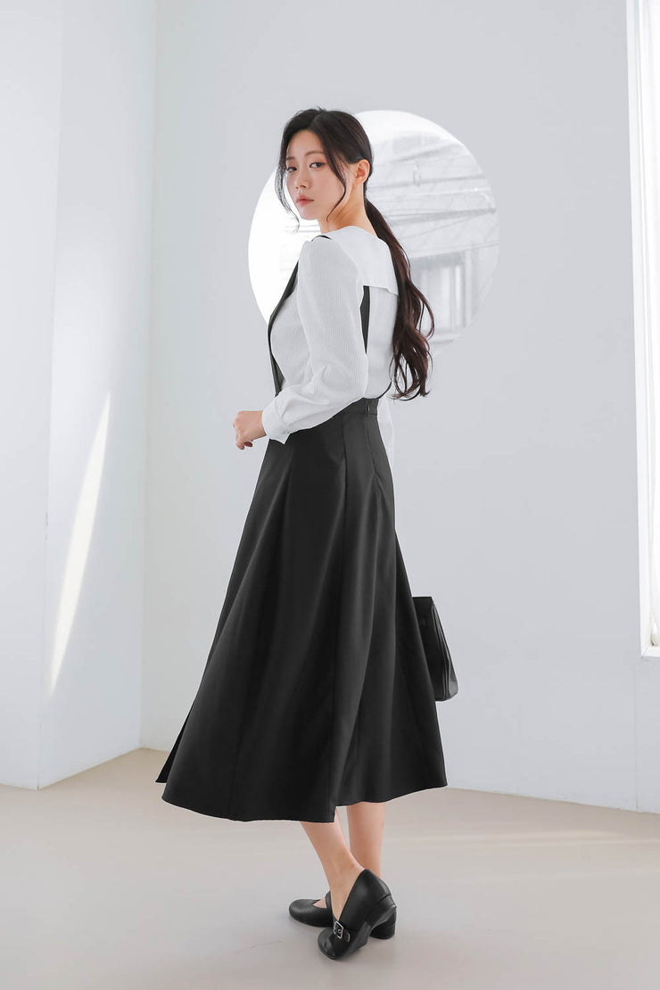 Midi Overall Dress