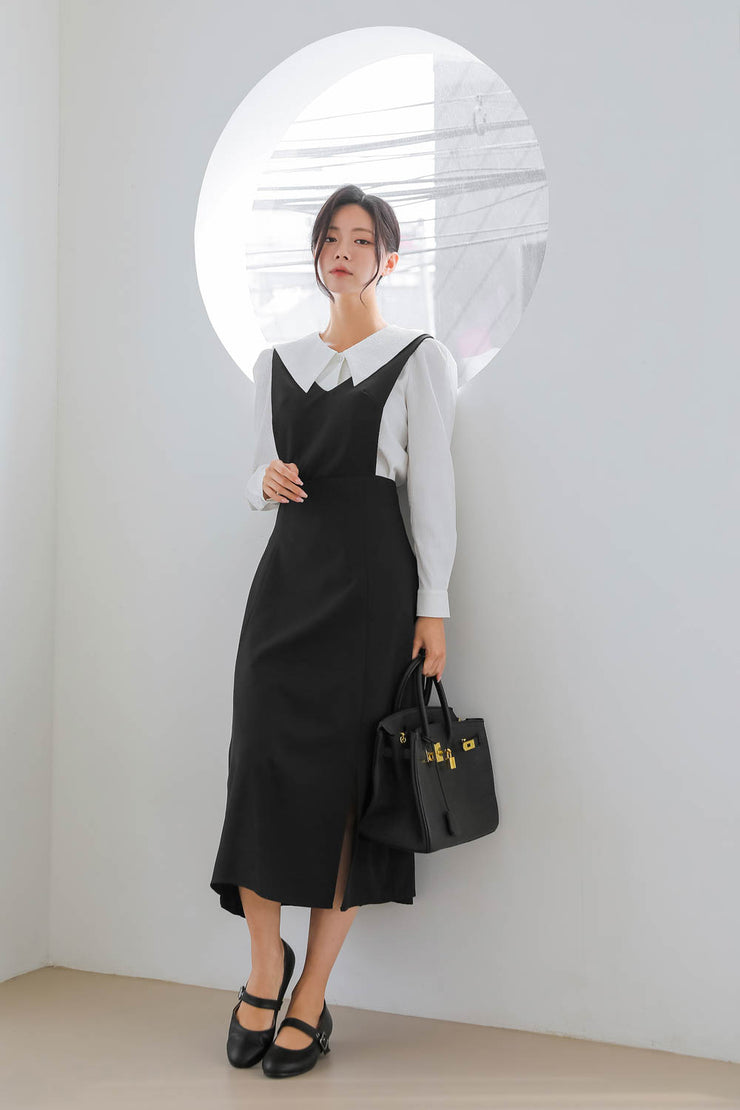 Midi Overall Dress