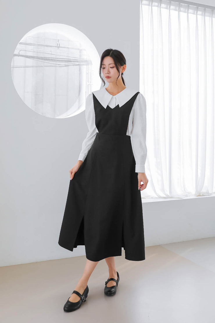 Midi Overall Dress