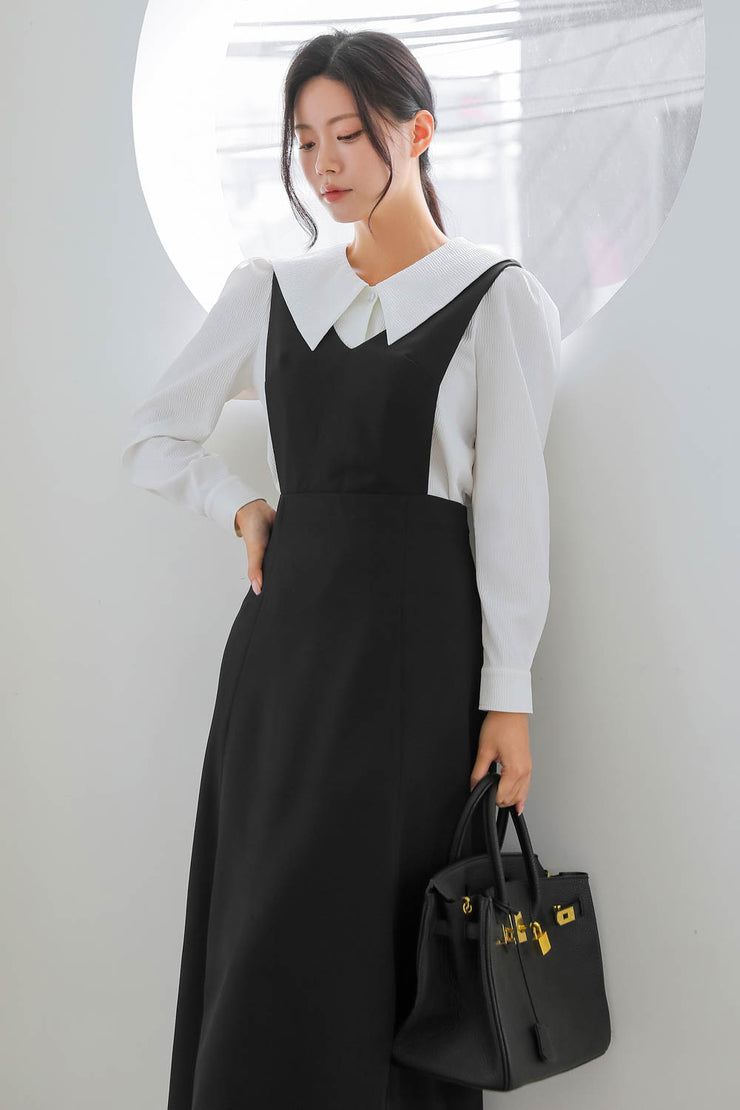 Midi Overall Dress