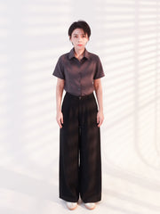 Wide Slacks Black