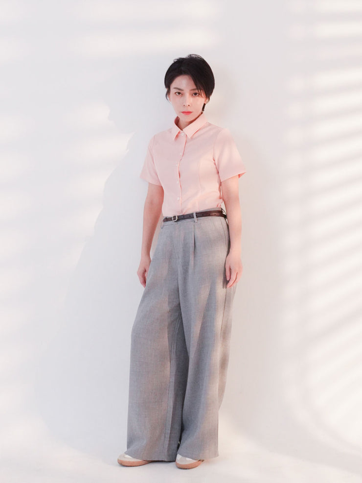 Wide Slacks Grey