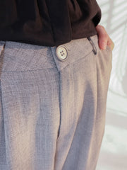 Wide Slacks Grey