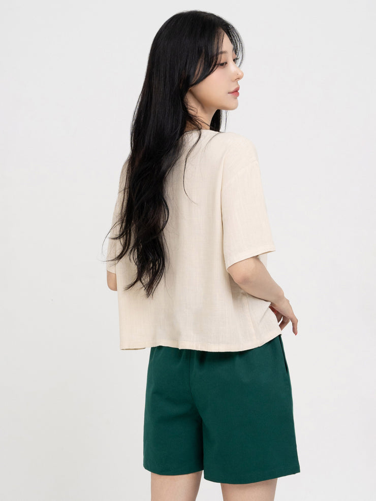 Linen T-shirt