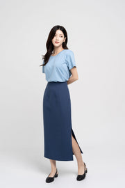 Tucked Long Skirt