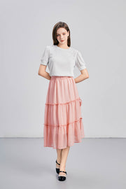 Ribbon Skirt - Pink