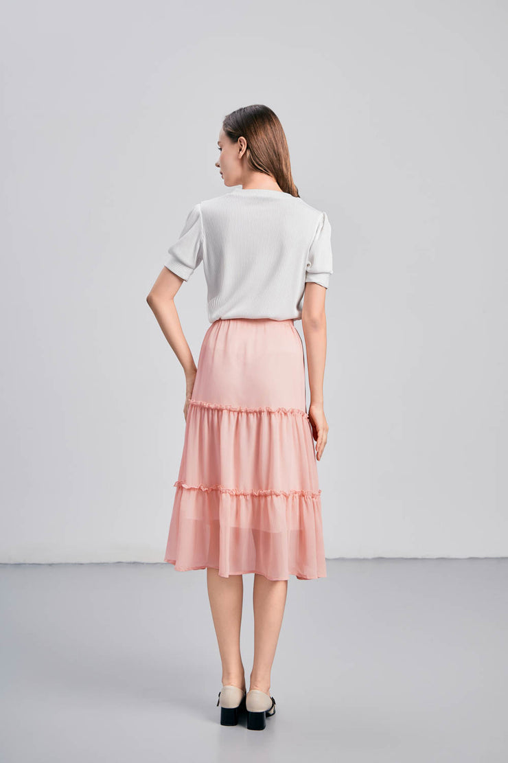 Ribbon Skirt - Pink