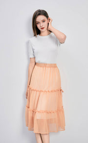 Ribbon Skirt - Yellow