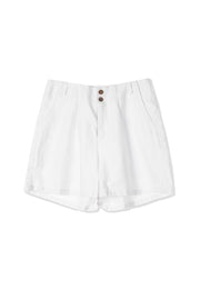 Tucked Shorts - White