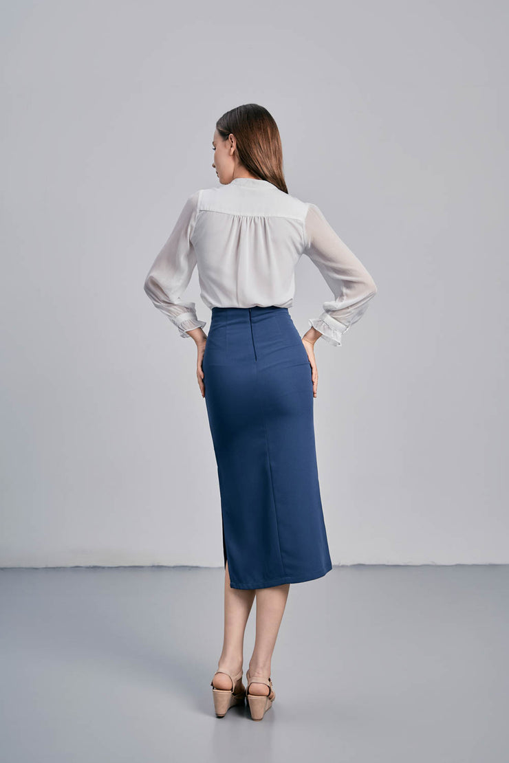 Tucked Long Skirt