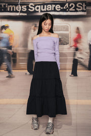 Ribbon Skirt - Black