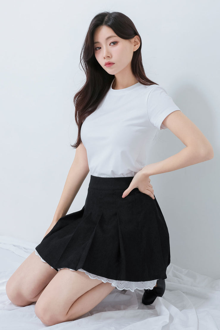 Corduroy Mini Skirt