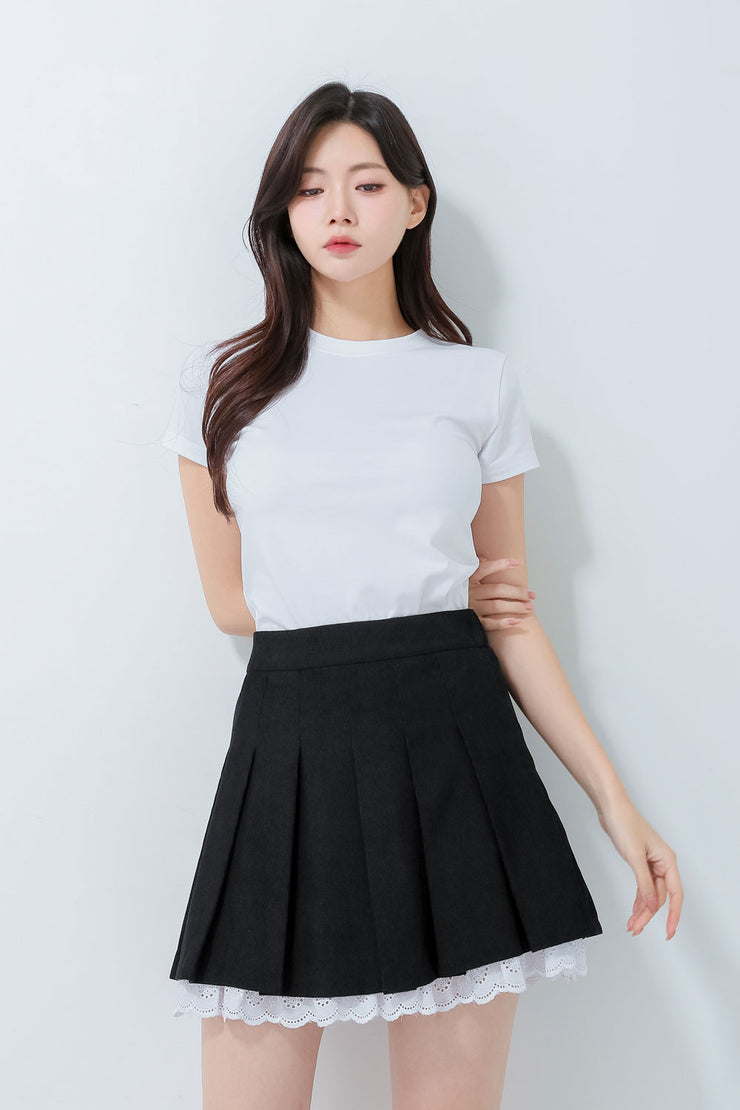 Corduroy Mini Skirt