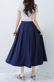 Pleated Long Skirt