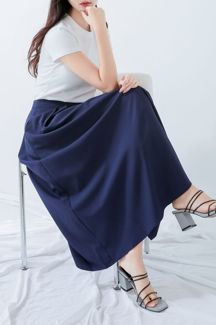 Pleated Long Skirt