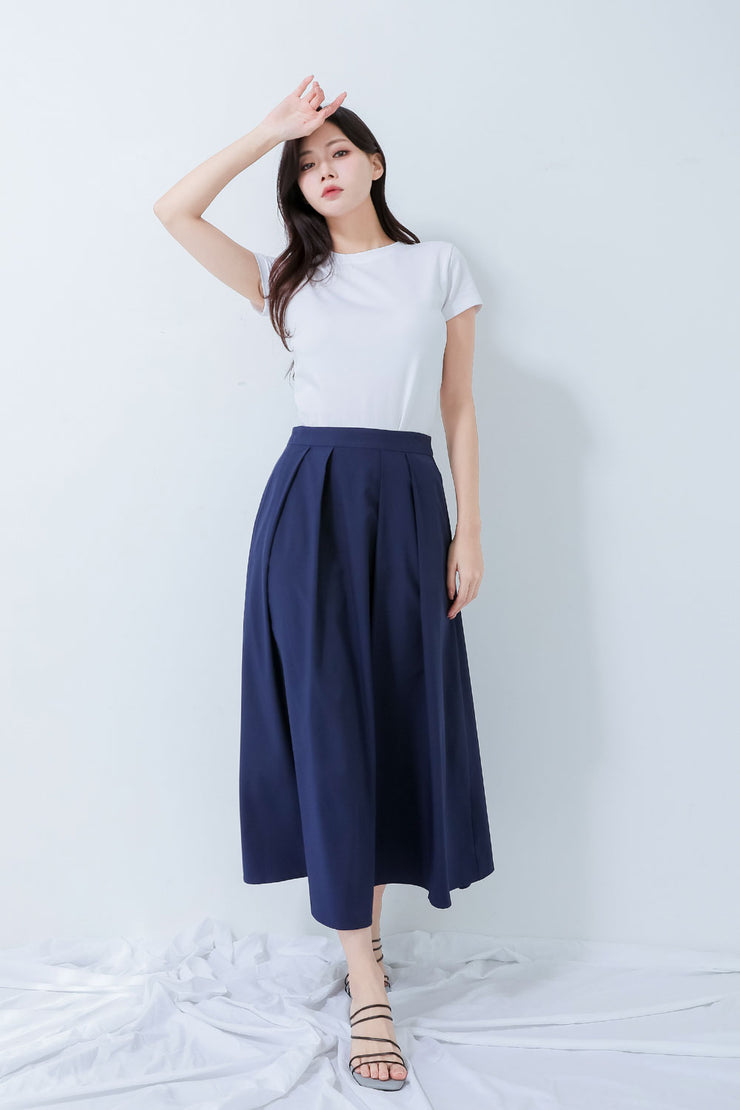 Pleated Long Skirt