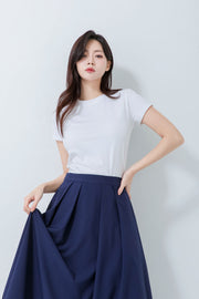 Pleated Long Skirt