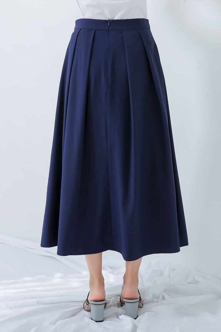 Pleated Long Skirt