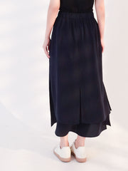 Two Layered Skirt Navy