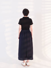 Two Layered Skirt Navy