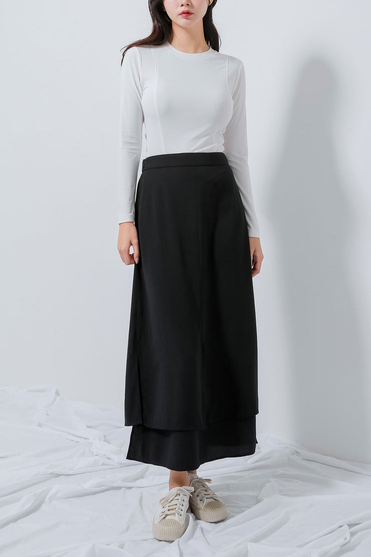 Two Layered Skirt BK