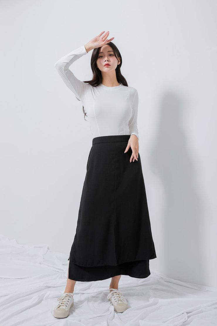 Two Layered Skirt BK