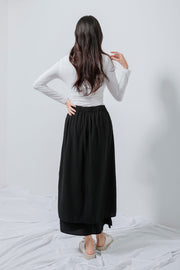 Two Layered Skirt BK