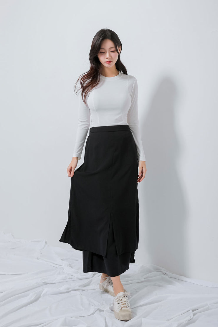 Two Layered Skirt BK