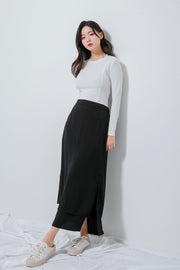 Two Layered Skirt BK