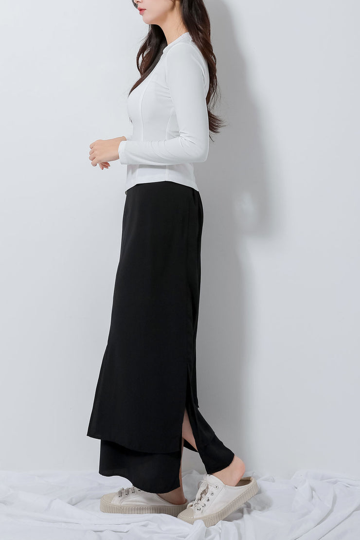 Two Layered Skirt BK