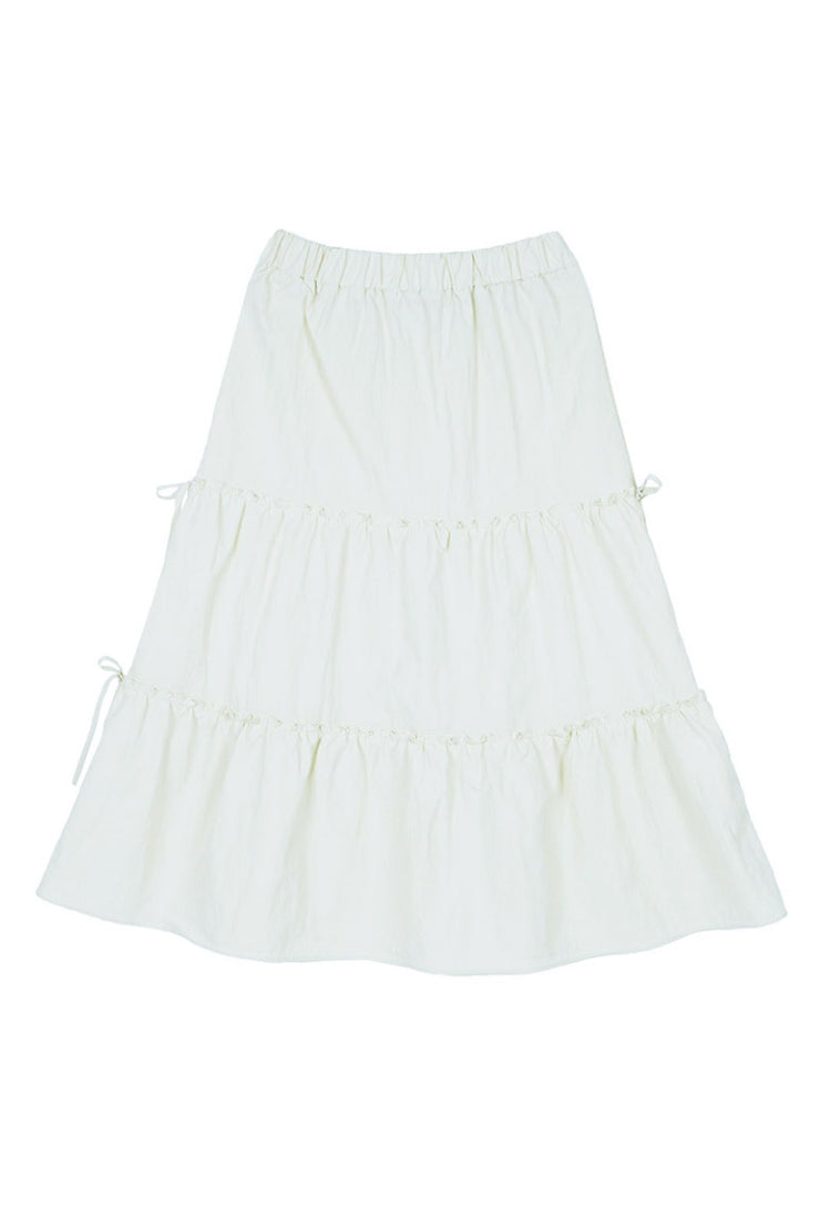 Ribbon Skirt - Ivory