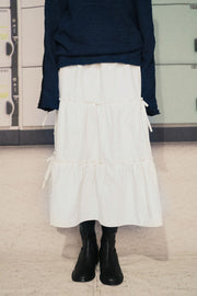 Ribbon Skirt - Ivory